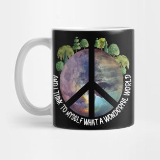 What A Wonderful World graphic Mug